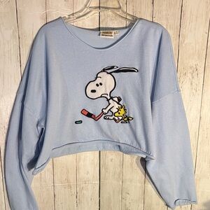 Peanuts Light Blue Snoopy Hockey Sweater